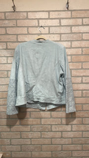 BLUE SUEDE JACKET $149