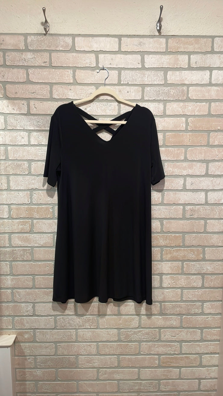 BLACK SHORT DRESS $109