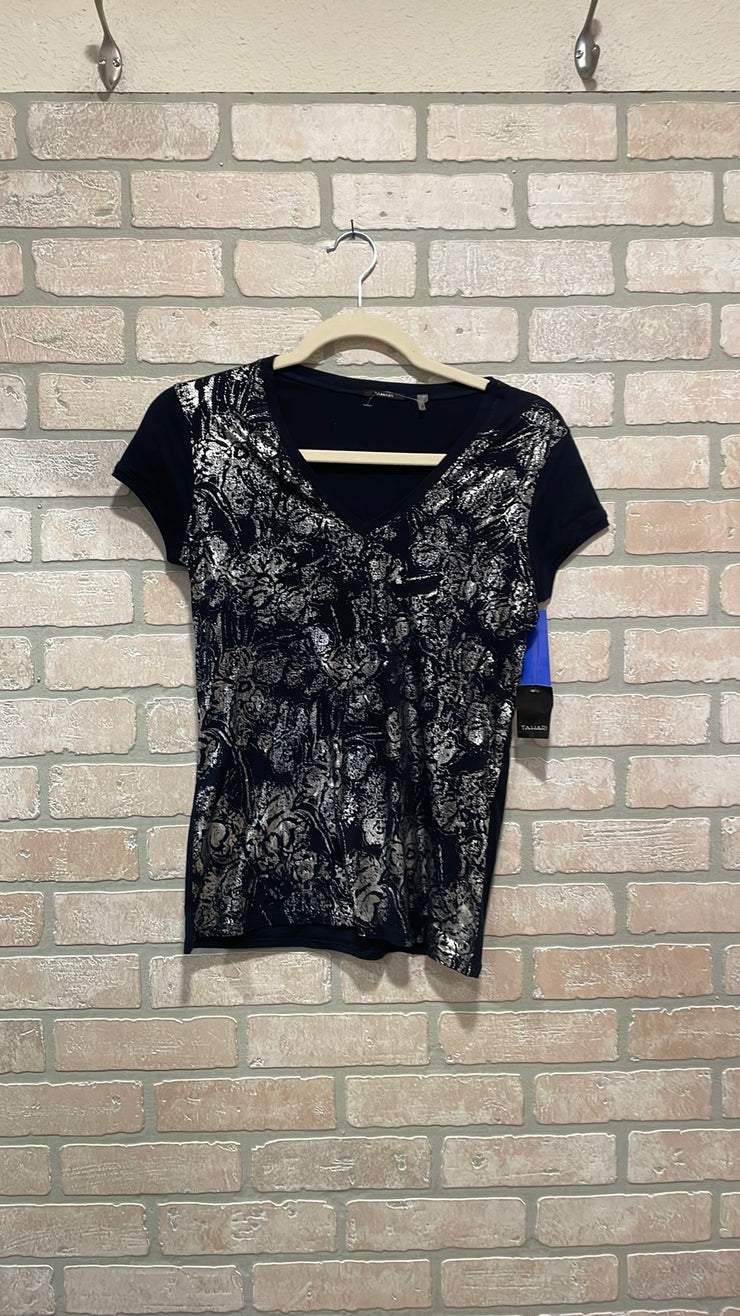 BLACK/SILVER TOP (NEW) $68