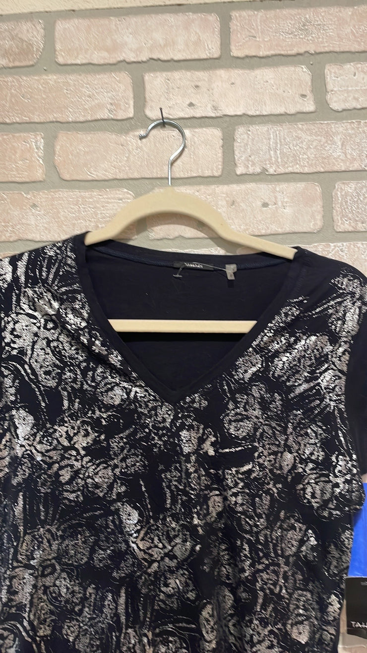 BLACK/SILVER TOP (NEW) $68