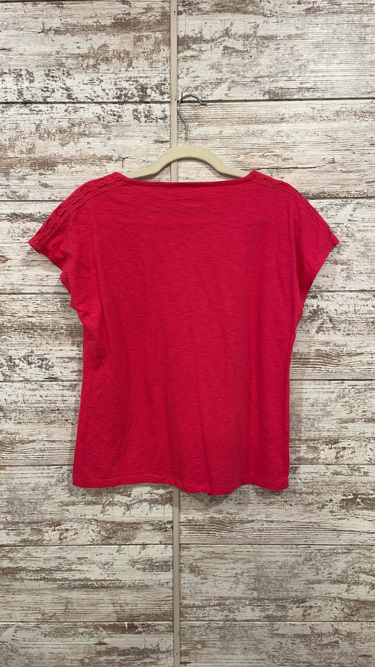 PINK SHORT SLEEVE TOP $79