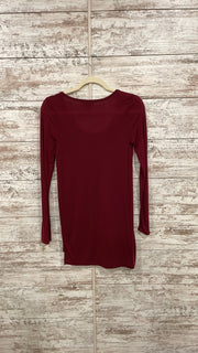 BURGUNDY TUNIC $89