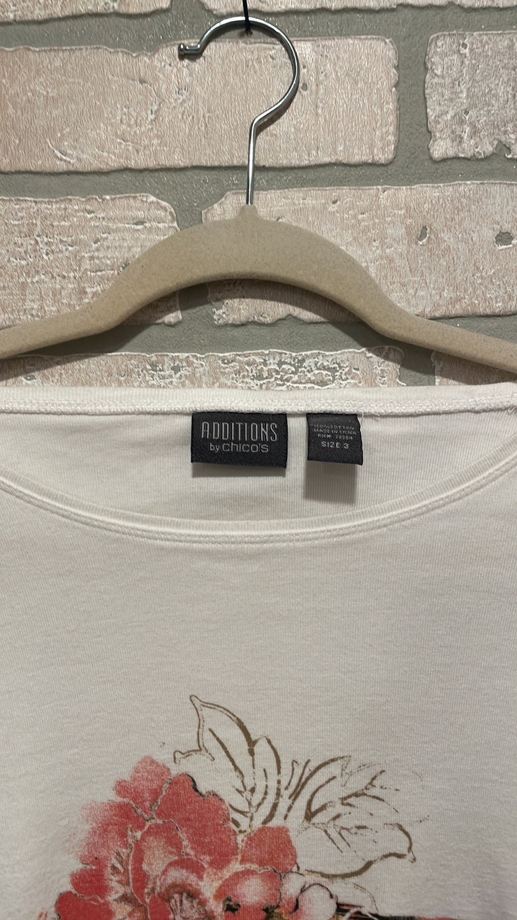 WHITE LONG SLEEVE TOP $79