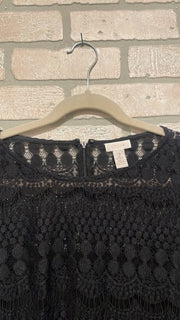 BLACK LACE DRESS $199