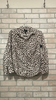 WHITE/BROWN SHIRT $99