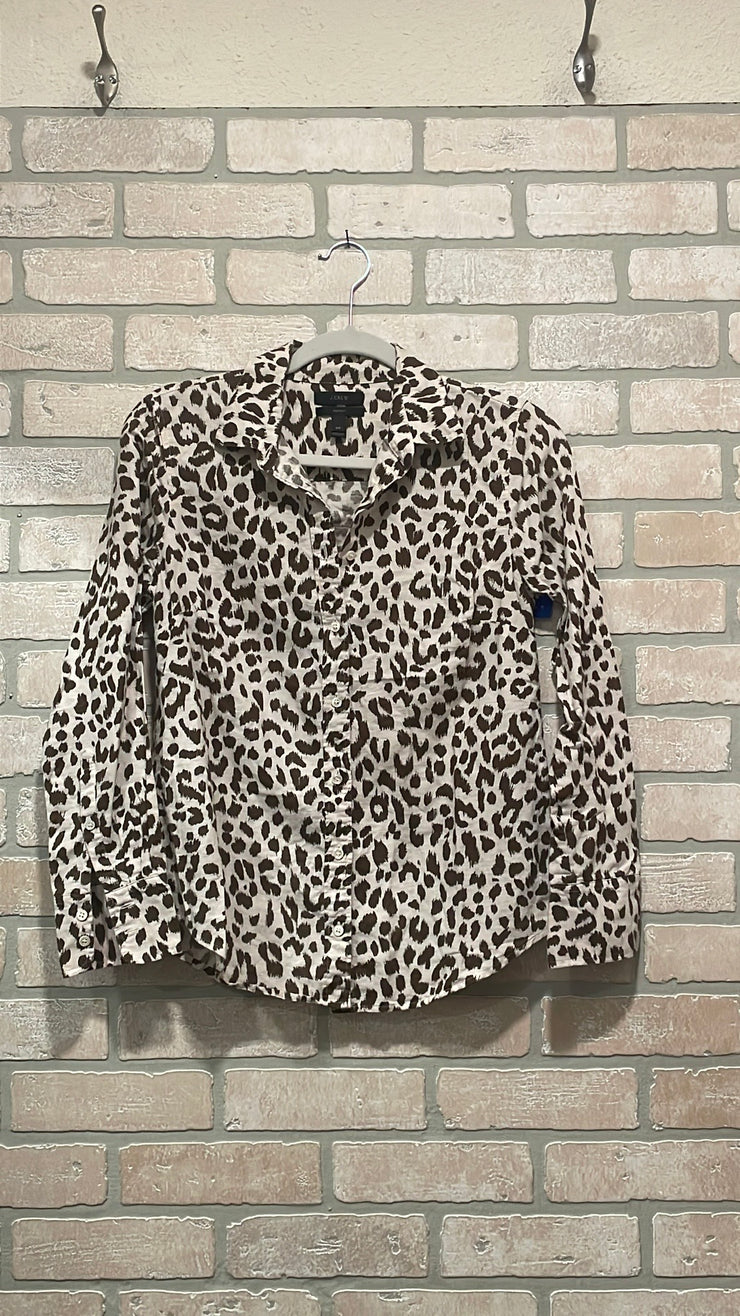 WHITE/BROWN SHIRT $99