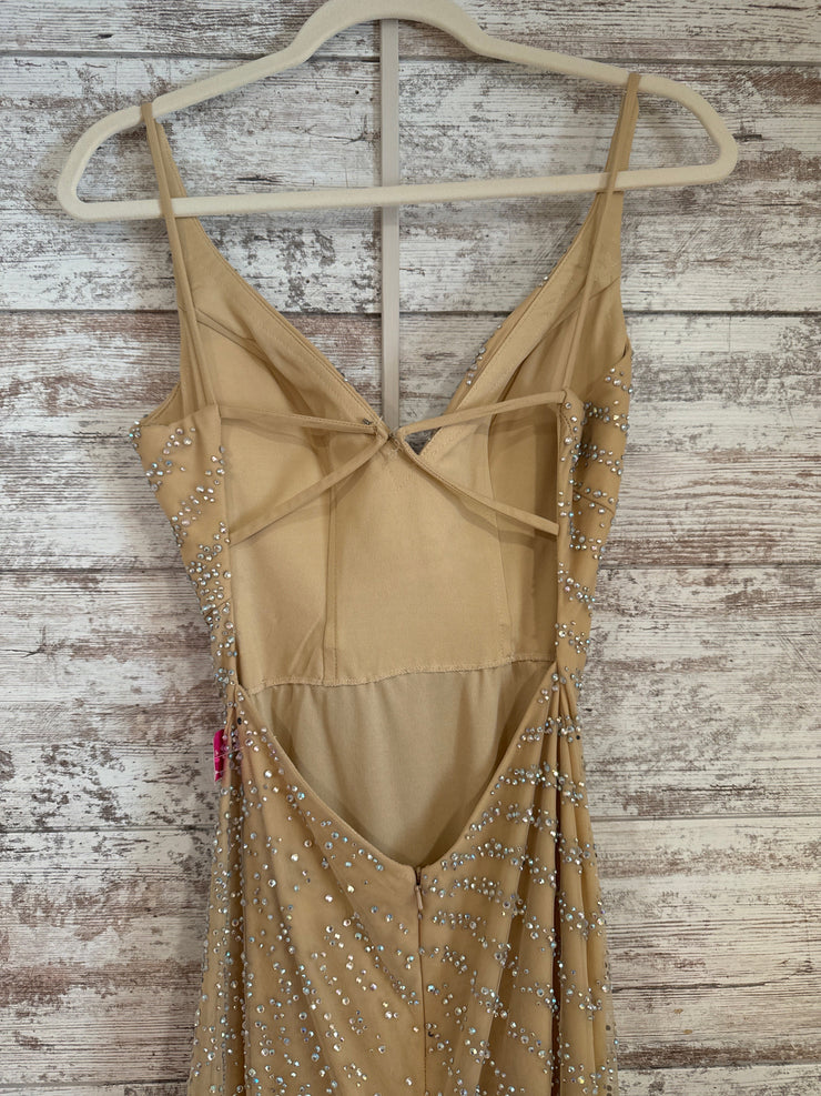 GOLD SPARKLY LONG DRESS (NEW)