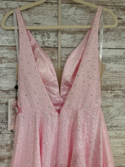 PINK SPARKLY A LINE GOWN (NEW)