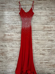 RED SPARKLY LONG DRESS (NEW)