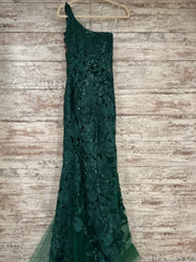 GREEN FLORAL LONG DRESS (NEW)