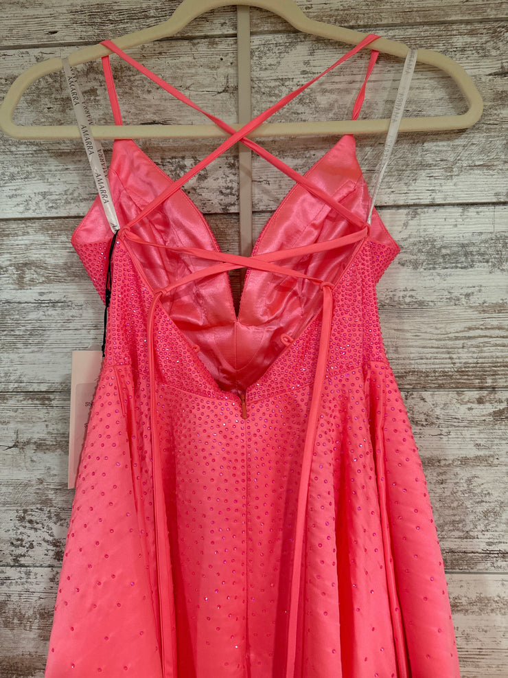 PINK A LINE GOWN (NEW)