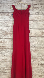 RED LONG EVENING GOWN