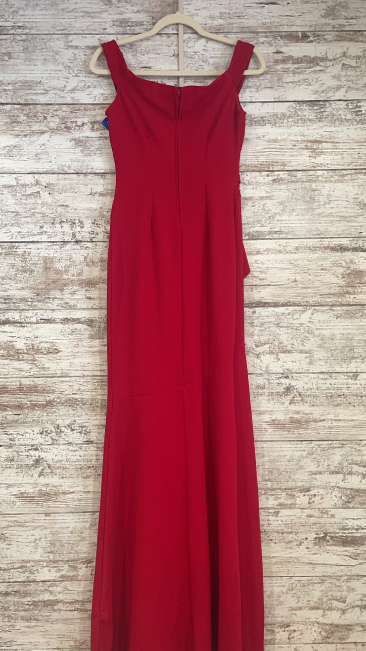 RED LONG EVENING GOWN