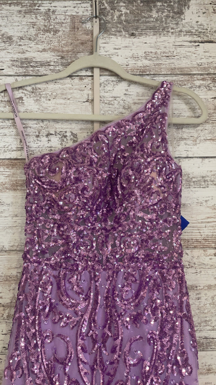 PURPLE SPARKLY LONG DRESS