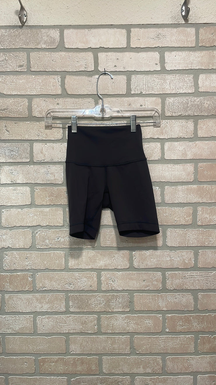 BLACK ALIGN SHORTS $64