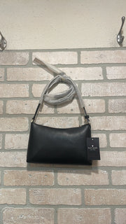 BLACK CROSSBODY PURSE-NEW$259