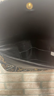 BLACK/GOLD/SILVER CLUTCH