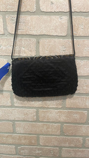 BLACK/GOLD/SILVER CLUTCH