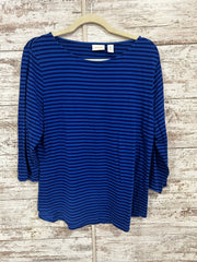 ROYAL BLUE STRIPED TOP $99