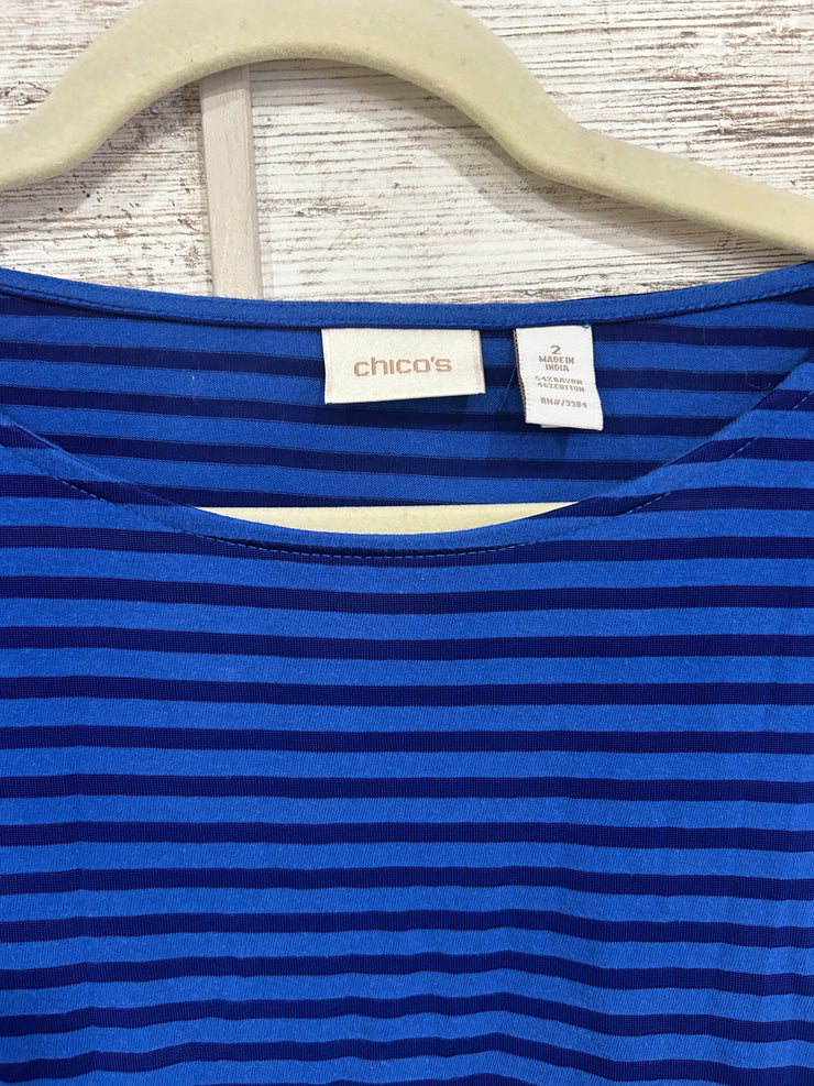 ROYAL BLUE STRIPED TOP $99