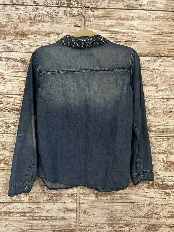 BLUE DENIM COTTON SHIRT $129