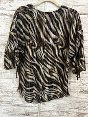BROWN/BLACK LEOPARD TOP $79