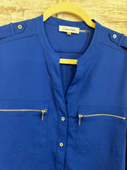 ROYAL BLUE LONG SLEEVE TOP $99