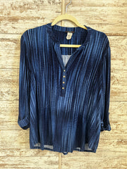 ROYAL BLUE LONG SLEEVE TOP $69