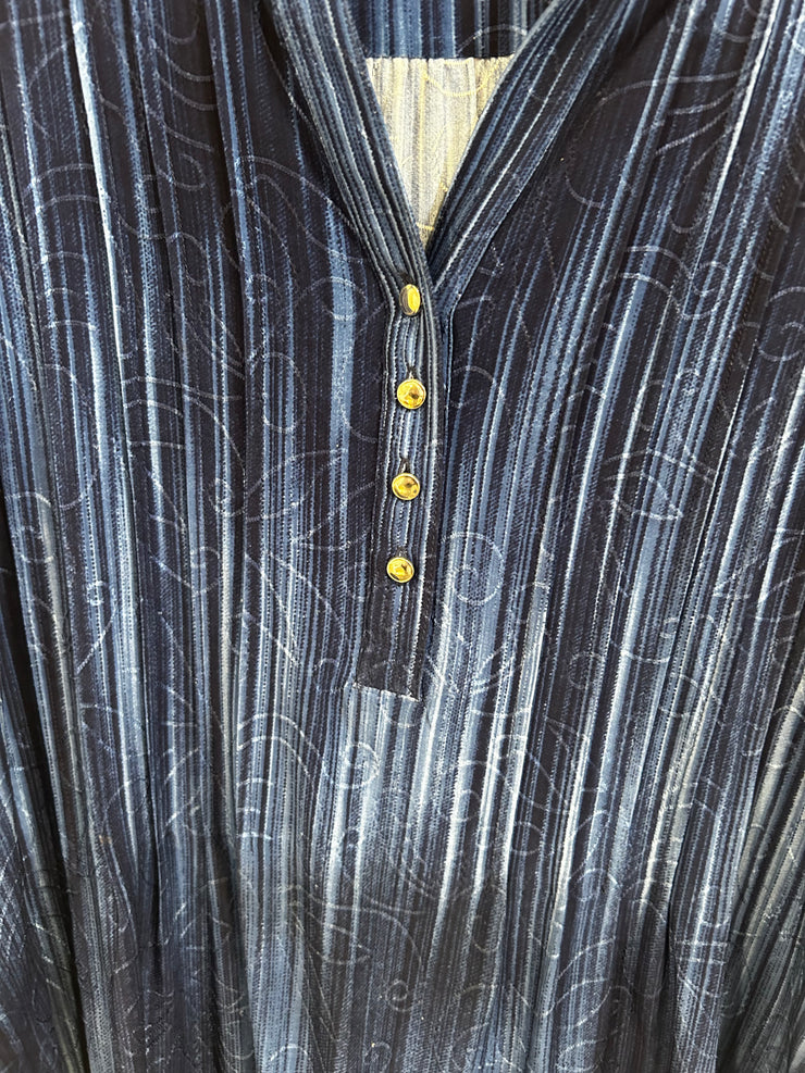 ROYAL BLUE LONG SLEEVE TOP $69