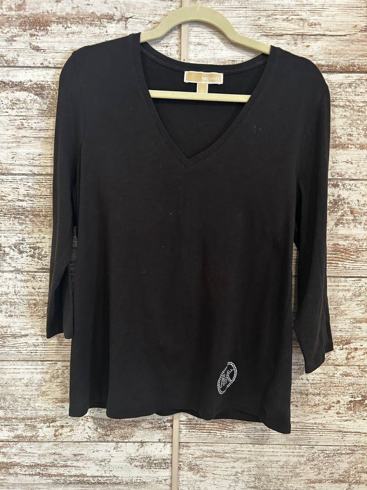 BLACK LONG SLEEVE TOP $89