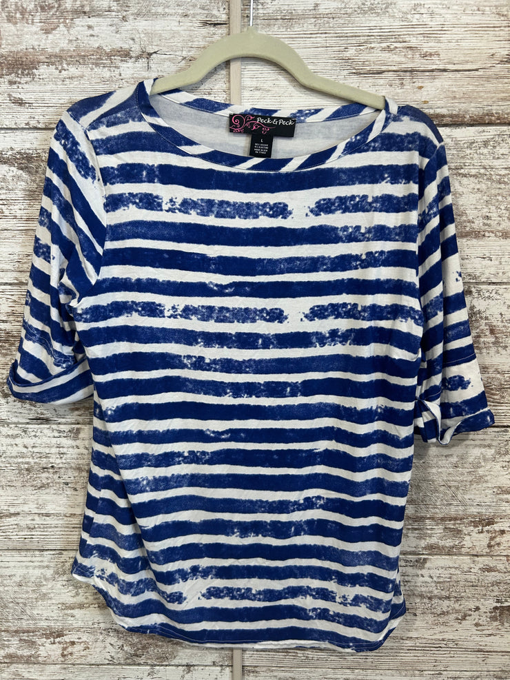 ROYAL BLUE/WHITE TOP $60
