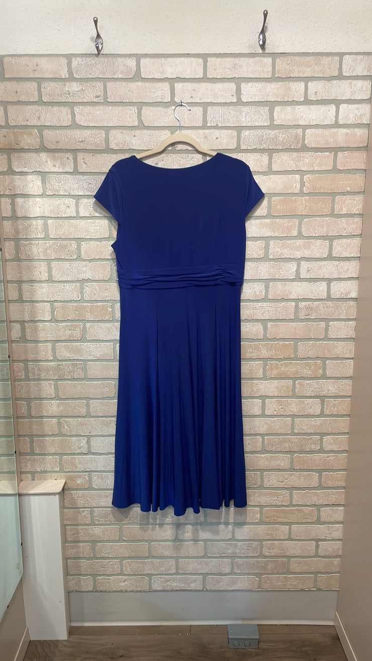 ROYAL BLUE MIDI DRESS