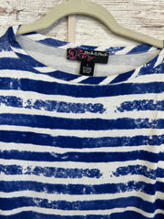 ROYAL BLUE/WHITE TOP $60