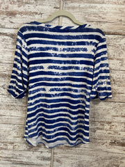 ROYAL BLUE/WHITE TOP $60