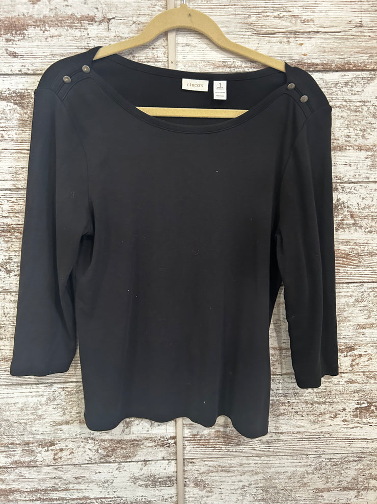 BLACK LONG SLEEVE TOP $69