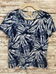 BLUE TIE DYE TOP $79