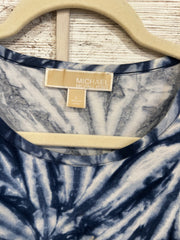 BLUE TIE DYE TOP $79