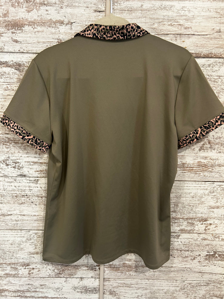 GREEN SHORT SLEEVE TOP $79