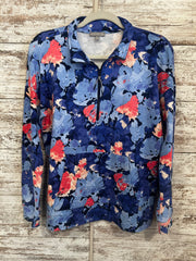 BLUE/PINK FLORAL TOP $90