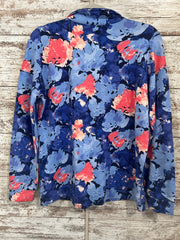 BLUE/PINK FLORAL TOP $90