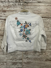 WHITE JACKET W/EMBROIDERY $85