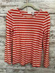 ORANGE/WHITE SPARKLY TOP $89