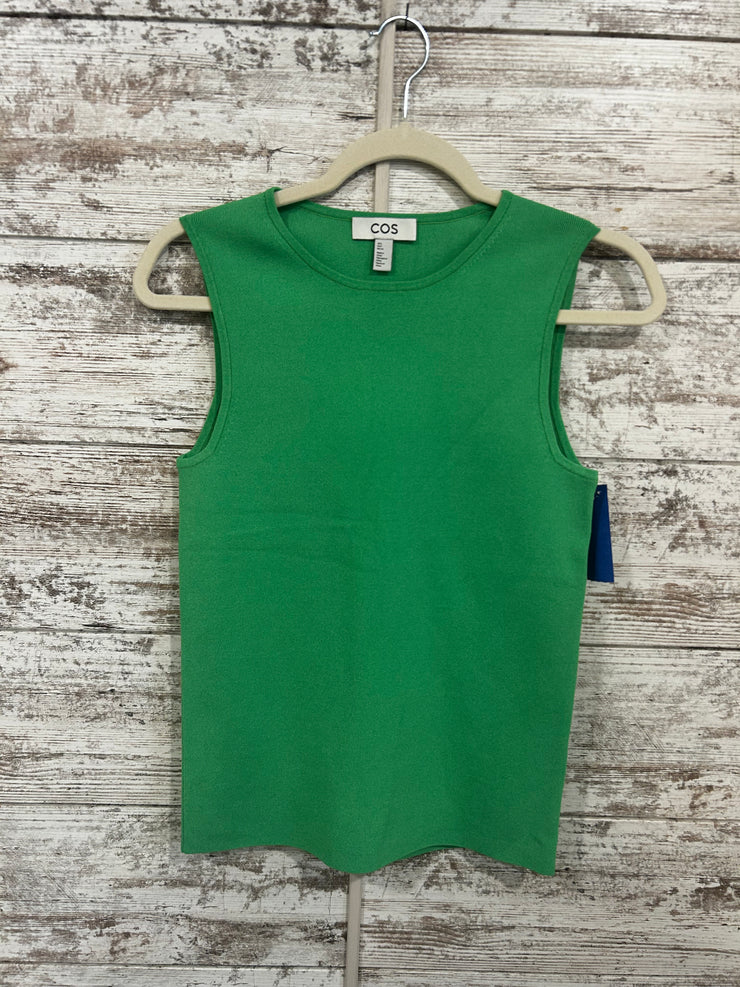 GREEN SLEEVELESS TOP $49