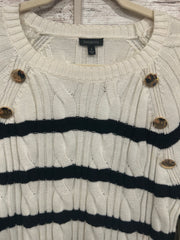 WHITE/BLACK SWEATER $109