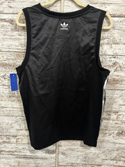 BLACK SATIN TANK TOP $55