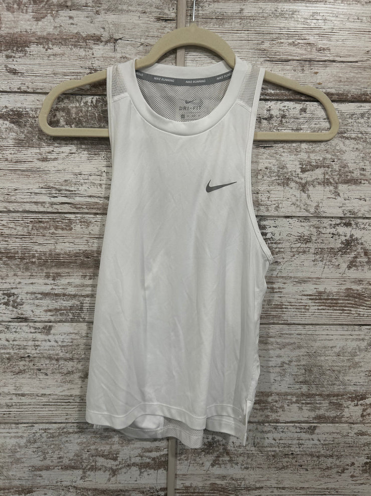 WHITE DRI FIT TANK TOP $30