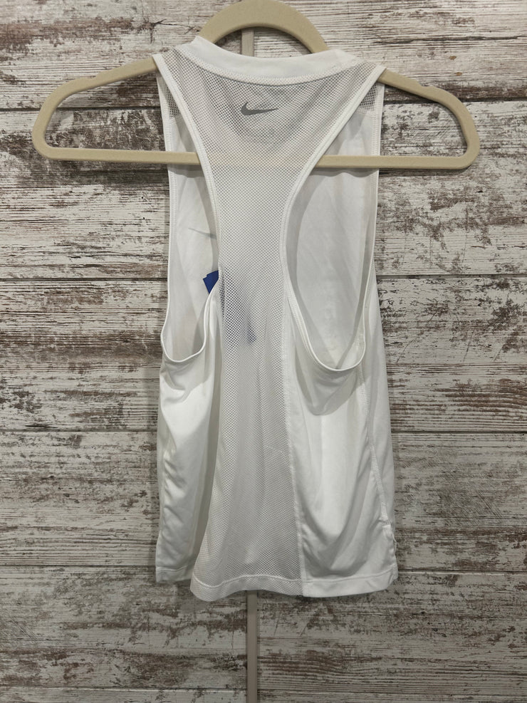 WHITE DRI FIT TANK TOP $30