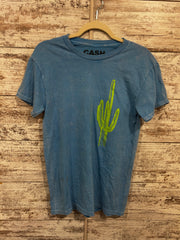 BLUE JOHNNY CASH T SHIRT