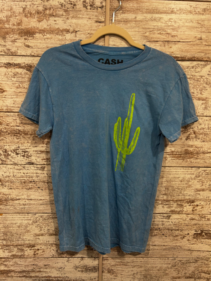 BLUE JOHNNY CASH T SHIRT