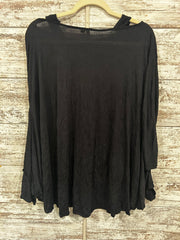 BLACK LONG SLEEVE TOP $78
